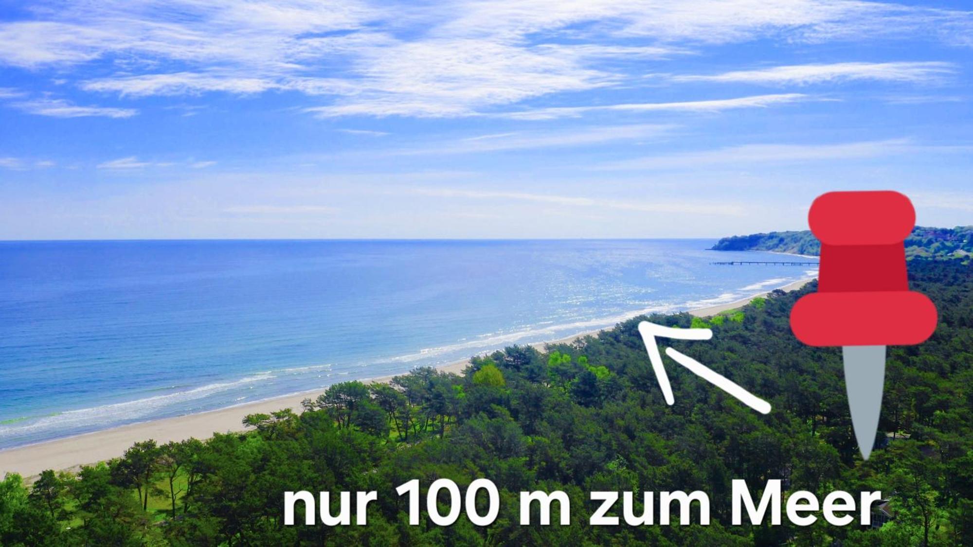 Pink Und Meer - Meerblick, Sauna, Kamin & Whirlpool Baabe Ngoại thất bức ảnh