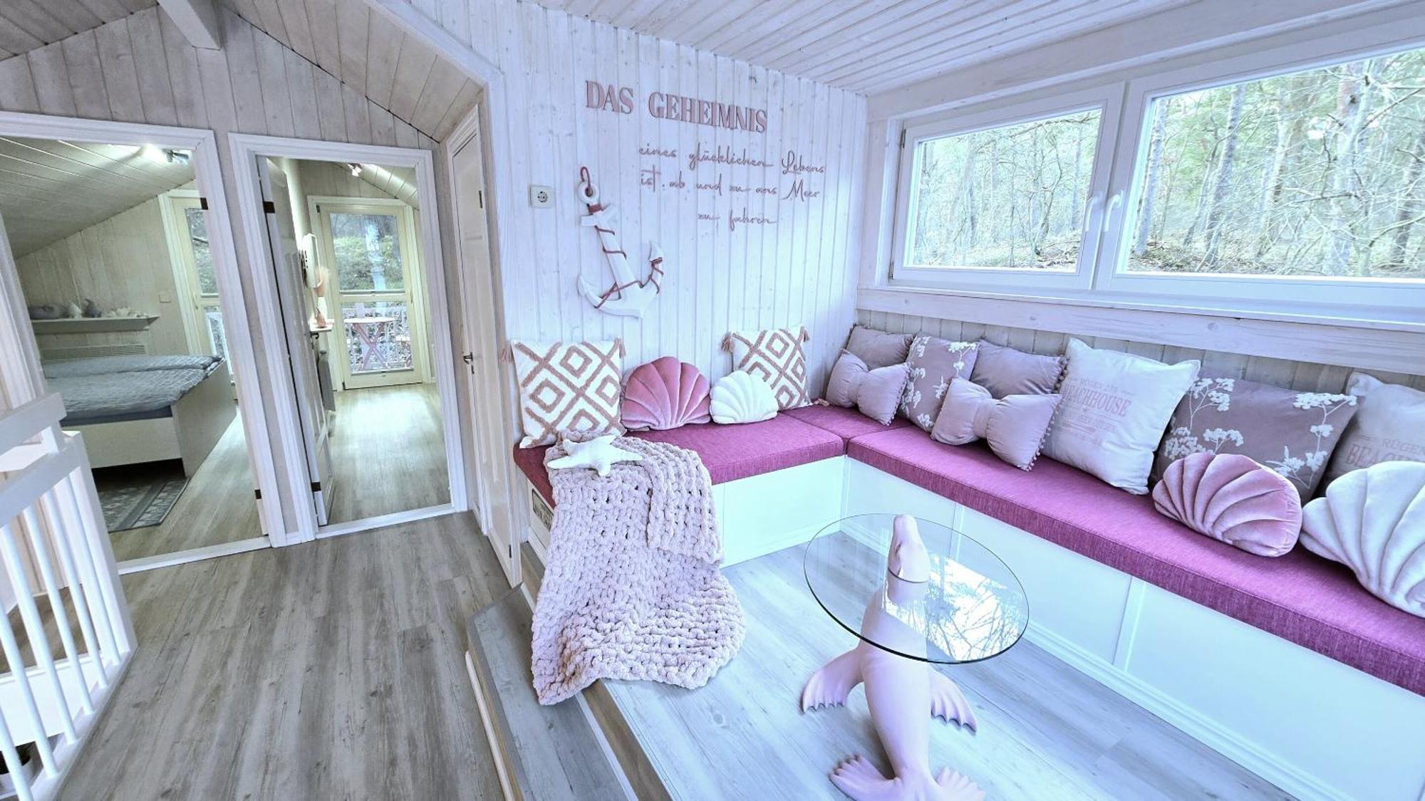 Pink Und Meer - Meerblick, Sauna, Kamin & Whirlpool Baabe Ngoại thất bức ảnh