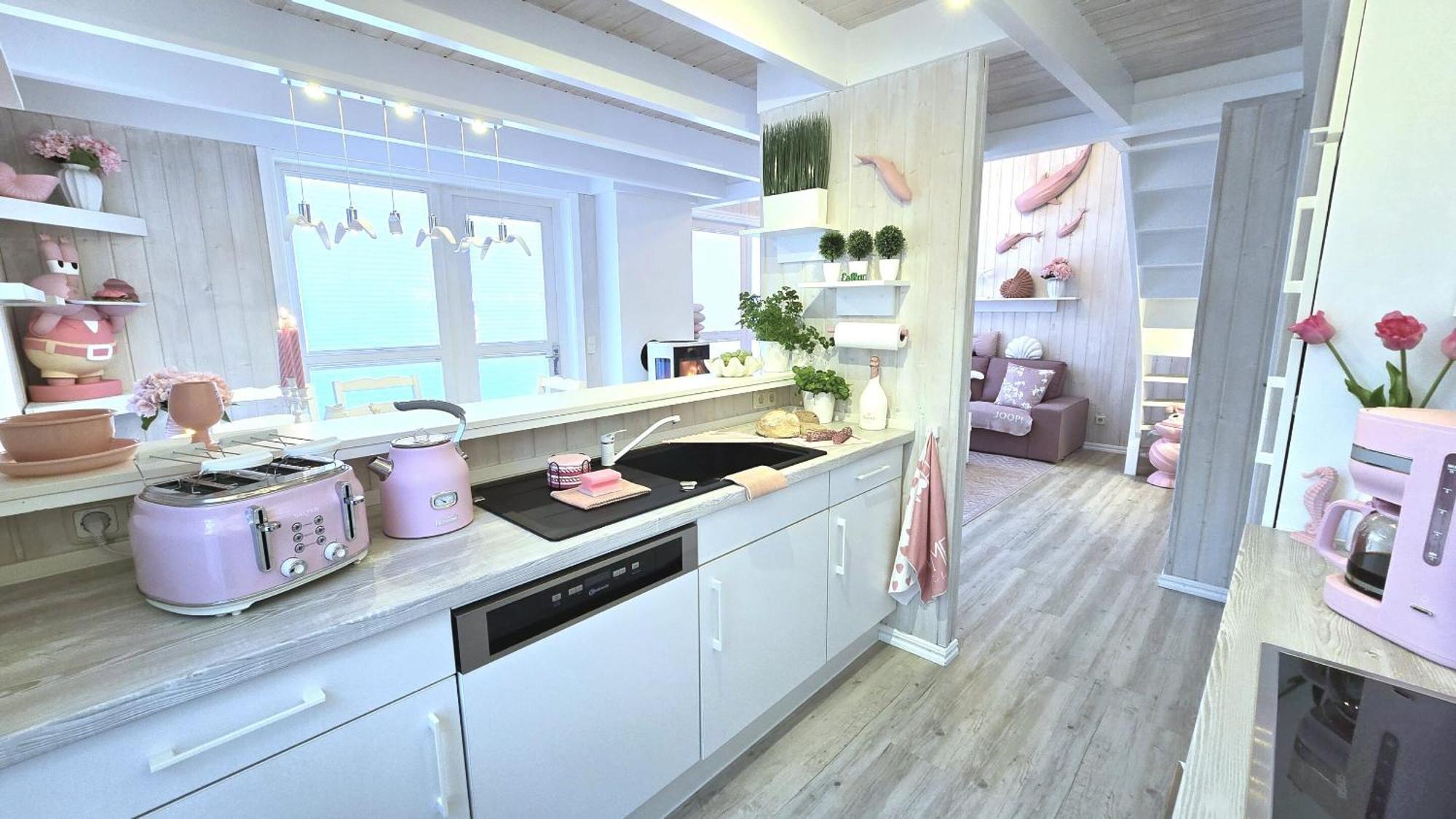 Pink Und Meer - Meerblick, Sauna, Kamin & Whirlpool Baabe Ngoại thất bức ảnh